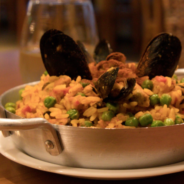 Arroz con mejillones